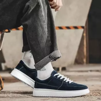 Модные мужские кроссовки из вулканизированной стали, рабочие кроссовки, мужские парусиновые летние социальные размеры 44, корейский стиль и дешевая осенняя таможенная продукция, тренд 2024 года 39