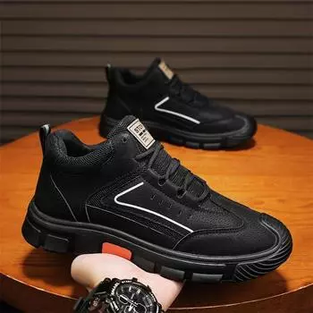 Модные мужские кроссовки Модная повседневная обувь для мужчин Износостойкая походная обувь Новая рабочая защитная обувь для мужчин Zapatillas De Hombre 39 хаки