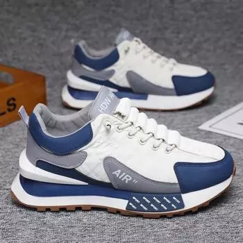 Модные мужские кроссовки Модная повседневная обувь для отдыха на открытом воздухе Удобные кроссовки для бега на платформе Кроссовки для мужчин Теннисные туфли Zapatillas Hombre 39 чёрный