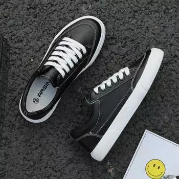 Модные мужские кроссовки мужские белые туфли классические повседневные дышащие скейтборды на платформе модные парусиновые туфли Zapatillas Hombre 39