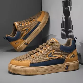 Модные мужские кроссовки Новые дизайнерские спортивные повседневные мужские туфли на платформе Удобные мужские спортивные туфли Кроссовки на плоской подошве Zapatos De Hombre 39