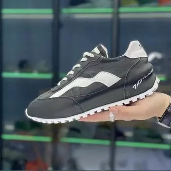 Модные мужские кроссовки, повседневные, летние, модные, лаконичные, парусиновые, с увеличенной внутренней платформой, уличные трендовые, крутые, средние, кроссовки для бега 38