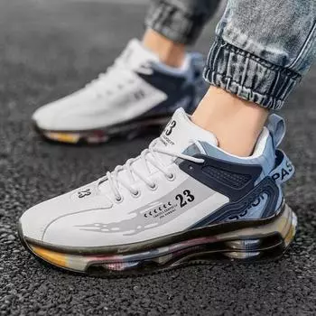 Модные мужские кроссовки, повседневные спортивные баскетбольные кроссовки для мужчин, модные тенденции, оригинальные мужские кроссовки, высокие мужские кроссовки 40 чёрный