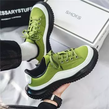 Модные мужские кроссовки с высоким верхом 2024 года, модная повседневная обувь из сетки для мужчин, кроссовки для скейтборда, теннисные туфли для мужчин CN 39 чёрный