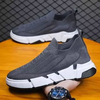 Модные мужские кроссовки сетчатые дышащие черные кроссовки для бега и тенниса удобные уличные спортивные мокасины мужская повседневная обувь большого размера 45 39