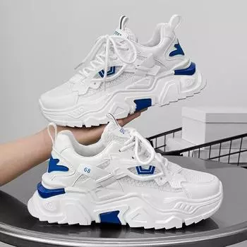 Модные мужские кроссовки SYTK для ходьбы и бега, удобные теннисные туфли для взрослых, классические новые спортивные кроссовки 39 серый