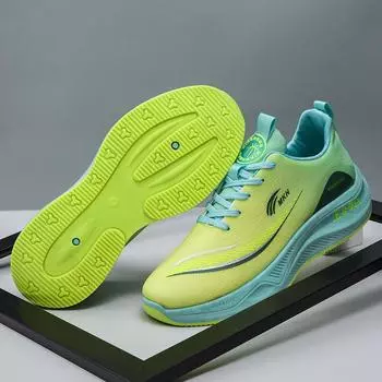 Модные мужские кроссовки весна-осень 2024 года, новые сверхлегкие кроссовки с мягкой подошвой, дышащая спортивная обувь, легкая модная повседневная обувь 39