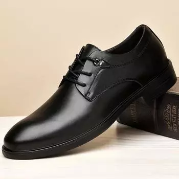 Модные мужские легкие туфли из натуральной кожи, мужские туфли на плоской подошве для отдыха на открытом воздухе, мужские туфли для вождения, новое поступление 2024 года, нескользящие повседневные оксфорды 38