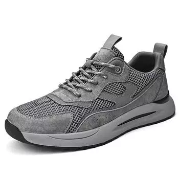 Модные мужские летние кроссовки, дышащая повседневная обувь на шнуровке для мужчин, новые удобные треккинговые кроссовки, легкие кроссовки для отдыха 39