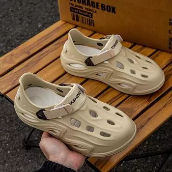 Модные мужские летние тапочки, удобные уличные сандалии, пляжные тапочки, шлепанцы, домашние тапочки, мужская обувь для ванной 36 белый