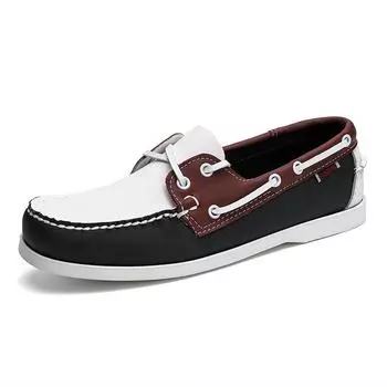 Модные мужские мокасины без застежек, повседневные туфли-лодочки для мужчин, удобные кроссовки для ходьбы, роскошная брендовая мужская деловая обувь, обувь для вождения 39 чёрный