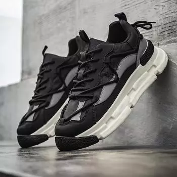 Модные мужские мокасины, легкая кожаная повседневная обувь 2024 года, мужская обувь для прогулок на свежем воздухе, удобные мужские кроссовки, мягкие мокасины, мужская обувь 39 чёрный