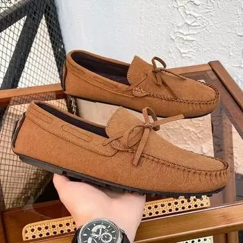 Модные мужские мокасины обувь люксовый бренд модная мужская повседневная обувь мокасины для вождения мужские мягкие удобные роскошные кроссовки на плоской подошве Soulier Homme 39 чёрный