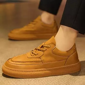 Модные мужские мокасины ручной работы из натуральной кожи, новые удобные мужские туфли на плоской подошве, модная стильная мужская повседневная обувь, универсальная нарядная обувь, мокасины 39 чёрный