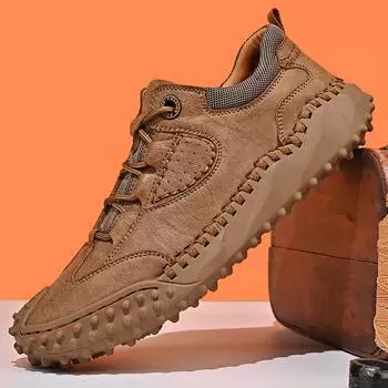 Модные мужские мокасины ручной работы повседневная обувь мокасины 2024 модная удобная мягкая офисная мужская прогулочная повседневная обувь для вождения мужская обувь 38 чёрный