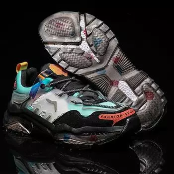 Модные мужские нескользящие резиновые мягкие подошвы для занятий спортом на открытом воздухе, трендовые модные мужские туфли 39 серый