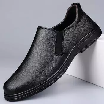 Модные мужские оксфорды ручной работы без застежек, повседневная обувь для прогулок, натуральная кожа, офисные туфли на плоской подошве, фирменные мужские универсальные лоферы 37