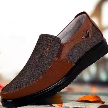 Модные мужские парусиновые туфли для активного отдыха Легкие мягкие нескользящие кроссовки для ходьбы Легкая и удобная повседневная обувь Модная мужская обувь 38