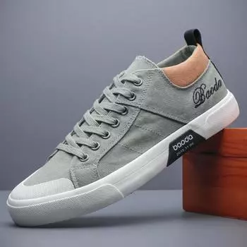 Модные мужские парусиновые туфли, вулканизированные кроссовки на шнуровке, повседневные дышащие туфли на платформе, мужские кроссовки, кроссовки Tenis Masculino Chunky для мужчин 38 бежевый