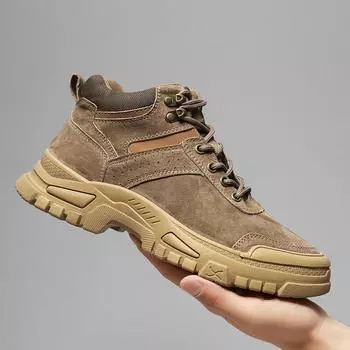 Модные мужские походные ботинки Повседневная обувь для активного отдыха Кроссовки Ботильоны 39 золотой