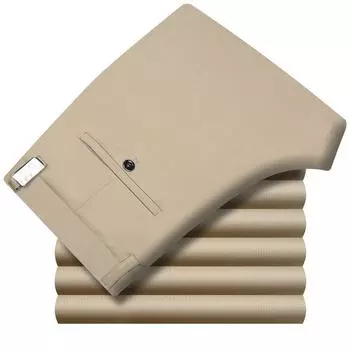 Модные мужские повседневные брюки из ледяного шелка Свободные эластичные мужские брюки летние тонкие брюки для папы 29