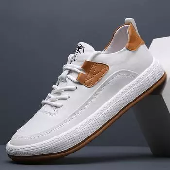 Модные мужские повседневные кожаные туфли на шнуровке мужские кроссовки новый тренд обувь для активного отдыха британская мода мужские ретро классические скейт-кеды 39