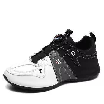Модные мужские повседневные кроссовки 2024 Весенние модные мужские универсальные сетчатые кроссовки Мужские модные прогулочные туфли на платформе Zapatos De Hombre 39 черный белый