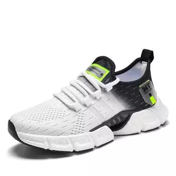 Модные мужские повседневные кроссовки Дышащие и удобные кроссовки для бега на шнуровке Летние мужские теннисные туфли 2024 года 39