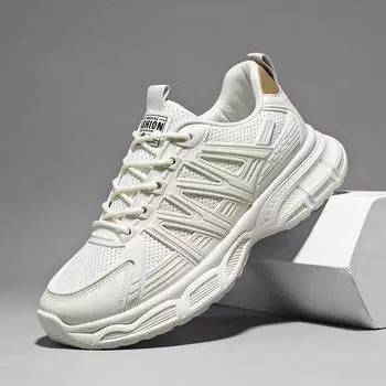 Модные мужские повседневные кроссовки, легкие кроссовки для ходьбы, мужские кроссовки для бега, удобные сетчатые дышащие кроссовки на шнуровке 39