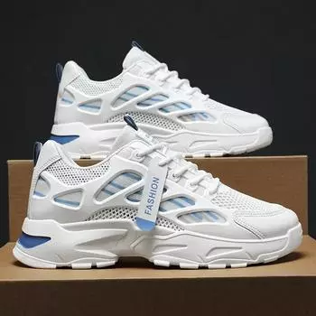Модные мужские повседневные кроссовки летние дышащие противоскользящие сетчатые кроссовки для бега на открытом воздухе студенческие кроссовки теннисные туфли Zapatillas Informales 39