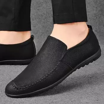 Модные мужские повседневные мокасины для отдыха на природе, удобные мужские туфли для вождения, мужская обувь ручной работы, дышащие мокасины Zapatos De Hombre 7