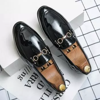 Модные мужские повседневные туфли для отдыха и прогулок, распродажа, легкие мужские мокасины, формальные туфли без застежек, новое поступление, мокасины, деловые туфли на плоской подошве 38