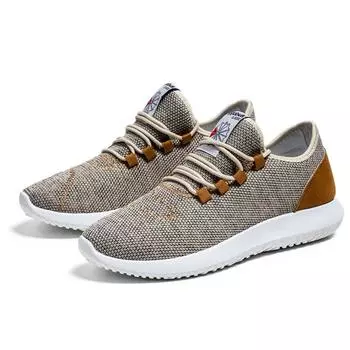 Модные мужские прогулочные повседневные кроссовки, мужские легкие носки, весенне-летние лоферы 39 золотой