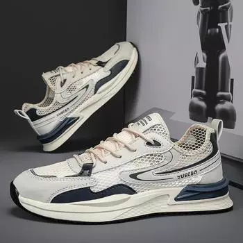 Модные мужские сандалии 2024 года, новые летние сандалии, дышащие спортивные нескользящие модные мужские повседневные туфли 39