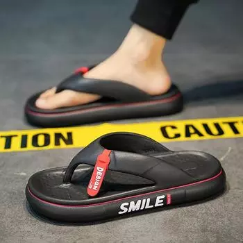Модные мужские сандалии с поддержкой свода стопы, тапочки, летние пляжные, дышащие, повседневные, удобные, высококачественные, брендовые шлепанцы, шлепанцы для мужчин, модные 36-37 чёрный