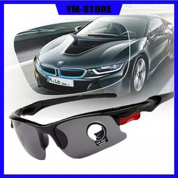 Модные мужские солнцезащитные очки, ПК, уличные очки, спортивные солнцезащитные очки, очки для рыбалки, неполяризованные чёрный