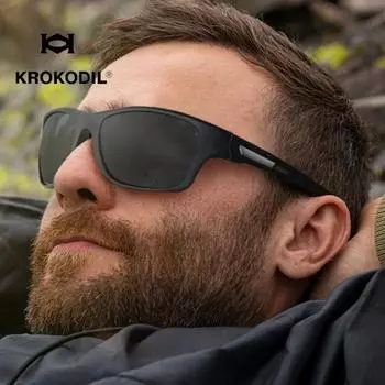 Модные мужские солнцезащитные очки женские очки для вождения на открытом воздухе пылезащитные очки для рыбалки и гольфа UV400 чёрный