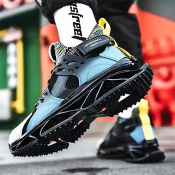 Модные мужские спортивные кроссовки: Стильный, воздушный, нескользящий и долговечный на открытом воздухе US 6.5(EUR 39) синий