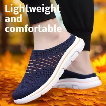 Модные мужские тапочки, летние дышащие домашние тапочки, мужские толстые шлепанцы, модная обувь для ходьбы для пар Chanclas Hombre 2024 35