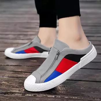 Модные мужские тапочки, пляжные шлепанцы, модные летние дышащие мужские полутапочки, камуфляжные модные туфли на плоской подошве, спортивные сандалии, мужская обувь 7 бежевый