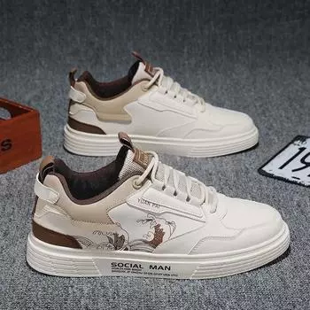 Модные мужские теннисные туфли, летние новые дышащие удобные кроссовки на шнуровке для ходьбы на платформе, студенческие кроссовки 39