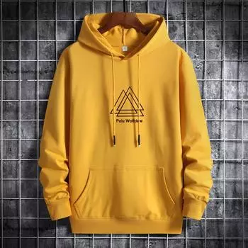 Модные мужские толстовки, мужская одежда, хип-поп, повседневная уличная одежда в стиле Харадзюку, топ с капюшоном и принтом, толстовки с длинными рукавами, мужские толстовки M белый