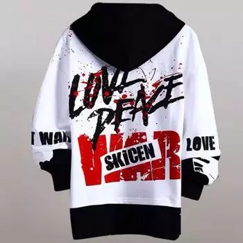 Модные мужские толстовки с капюшоном, повседневные мужские толстовки с буквенным принтом, уличные мужские толстовки с капюшоном, свободные спортивные толстовки S