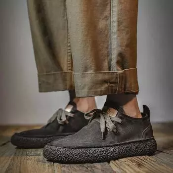 Модные мужские туфли из натуральной кожи, замшевые туфли, брендовые высококачественные повседневные туфли для мужчин, летние дышащие кроссовки на шнуровке, модные кроссовки 38 коричневый