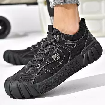 Модные мужские туфли из натуральной кожи lce up oxfords повседневная обувь класса люкс мужские кроссовки итальянские дышащие теннисные спортивные туфли для скейтборда 38 чёрный