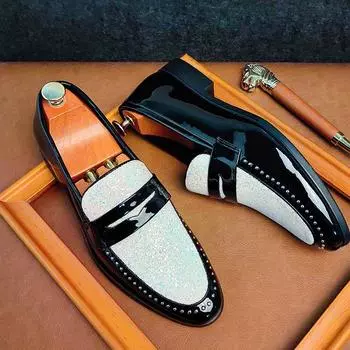 Модные мужские туфли-лодочки из кожи, винтажные деловые оксфорды на плоской подошве с мягкой подошвой, весенние туфли-лоферы с кисточками для мужчин 6