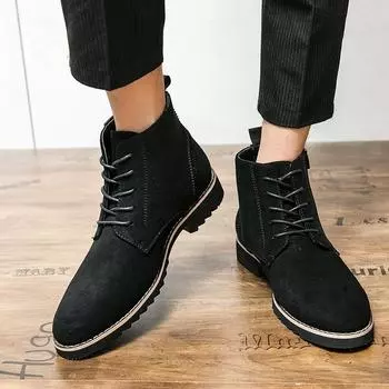 Модные мужские туфли с острым носком Модные британские туфли для свадьбы, вечеринки, отдыха на природе, бизнеса, офиса, мужские ботинки размера плюс 46 38 коричневый