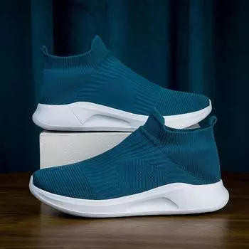 Модные мужские туфли Slip-On, новые легкие повседневные туфли для мужчин, дышащие, унисекс, мужские и женские мокасины, черные, размер 35-45 35