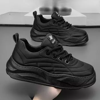 Модные мужские удобные, дышащие, универсальные, нескользящие кроссовки для сёрфинга, повседневная обувь One Step, обувь 39 чёрный