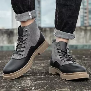 Модные мужские высокие ботинки Модные дизайнерские ботинки для отдыха, вечеринки, повседневные, офисные, для мотоциклистов, повседневные, мужские, высокого качества 38 коричневый